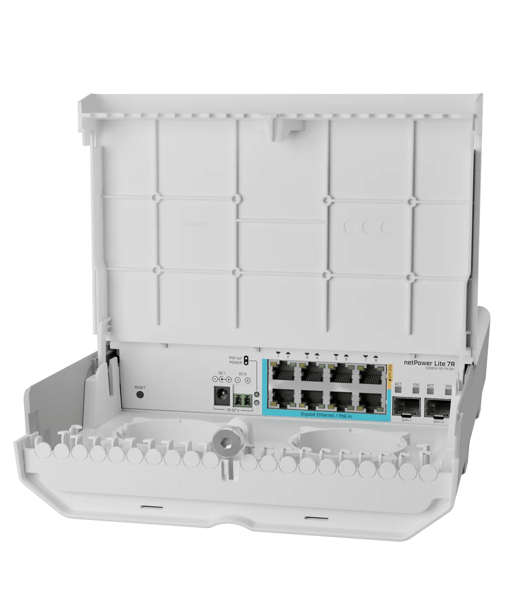 MikroTik netPower Lite 7R | Outdoor Reverse PoE Reverse Switch