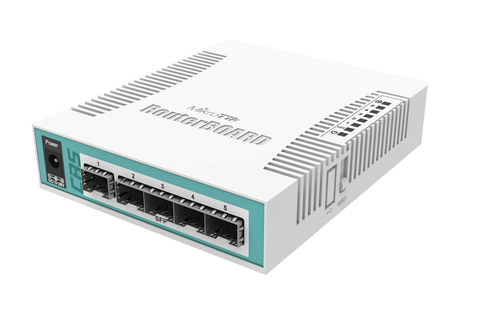 MikroTik CRS106-1C-5S | Compact Fiber Desktop Switch