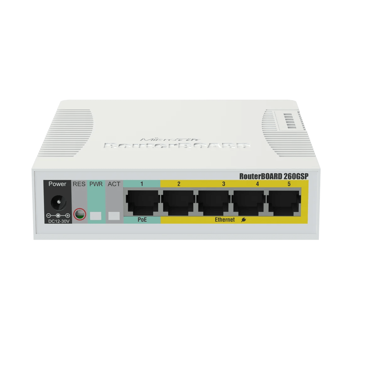 MikroTik RB260GSP | Compact 5-Port Gigabit PoE Switch with SFP