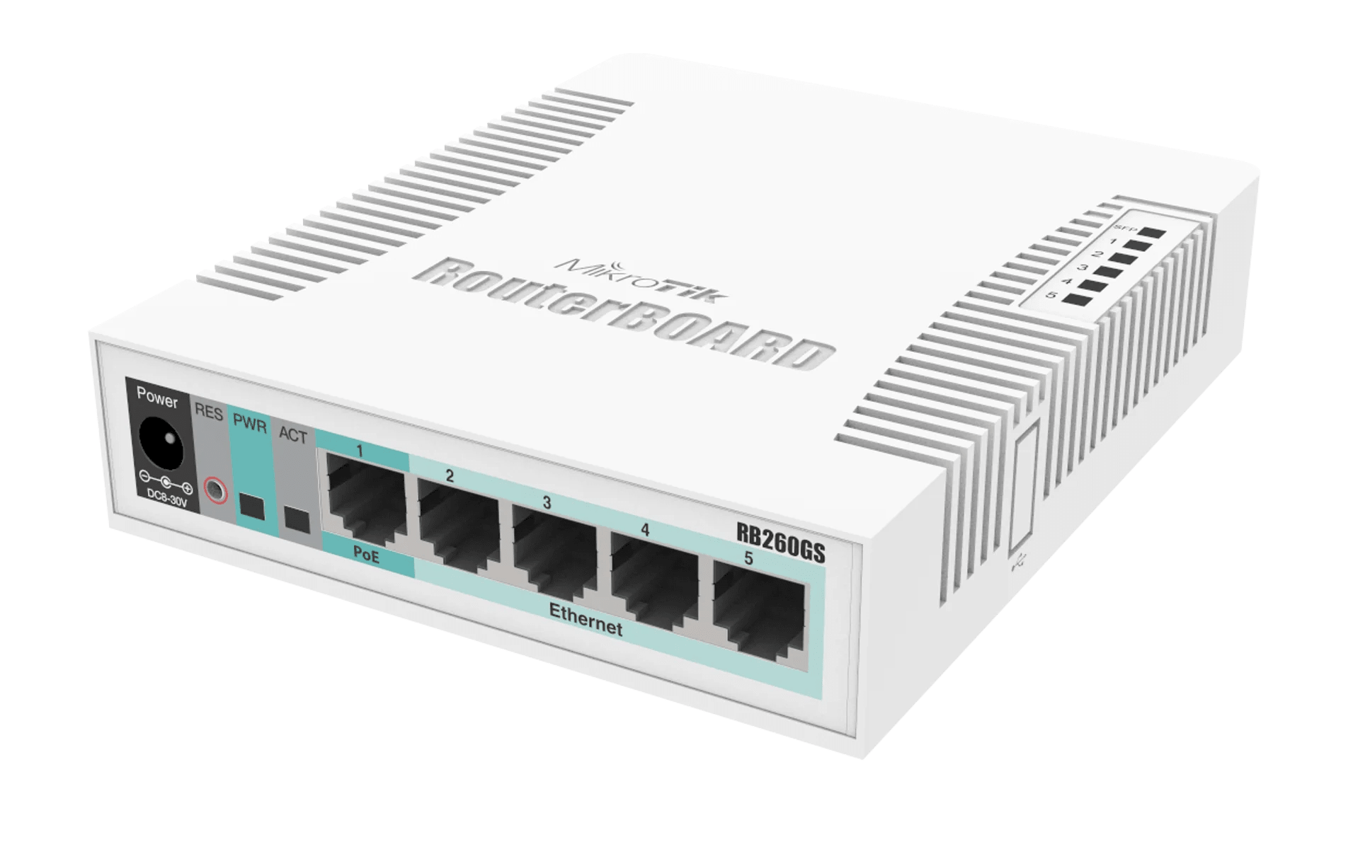 MikroTik RB260GS | Compact 5-Port Gigabit Smart Switch with SFP
