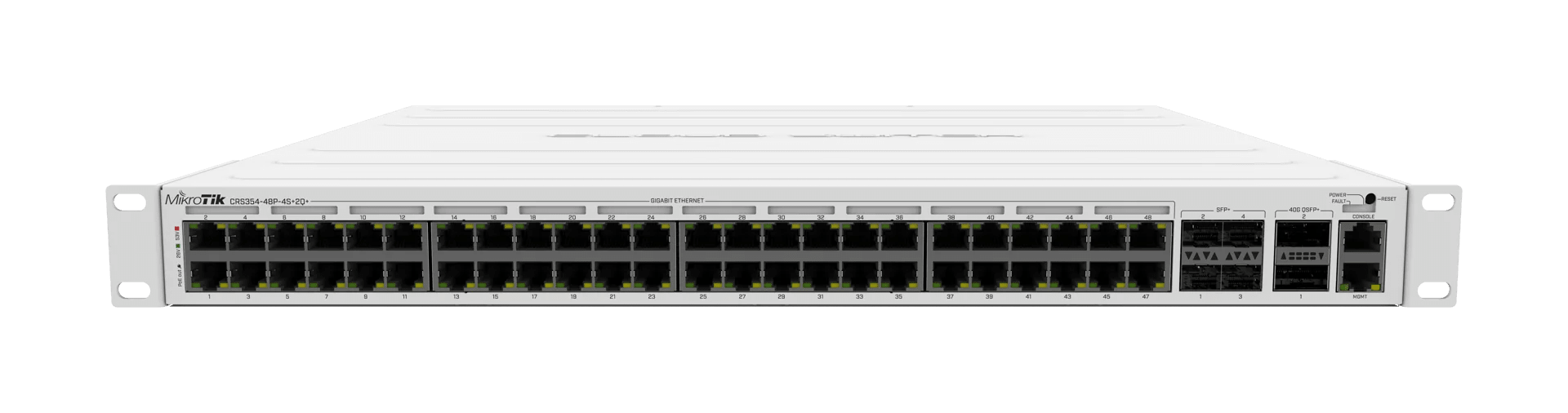 MikroTik CRS354-48P-4S+2Q+RM | High-Density 48-Port PoE+ Core Switch