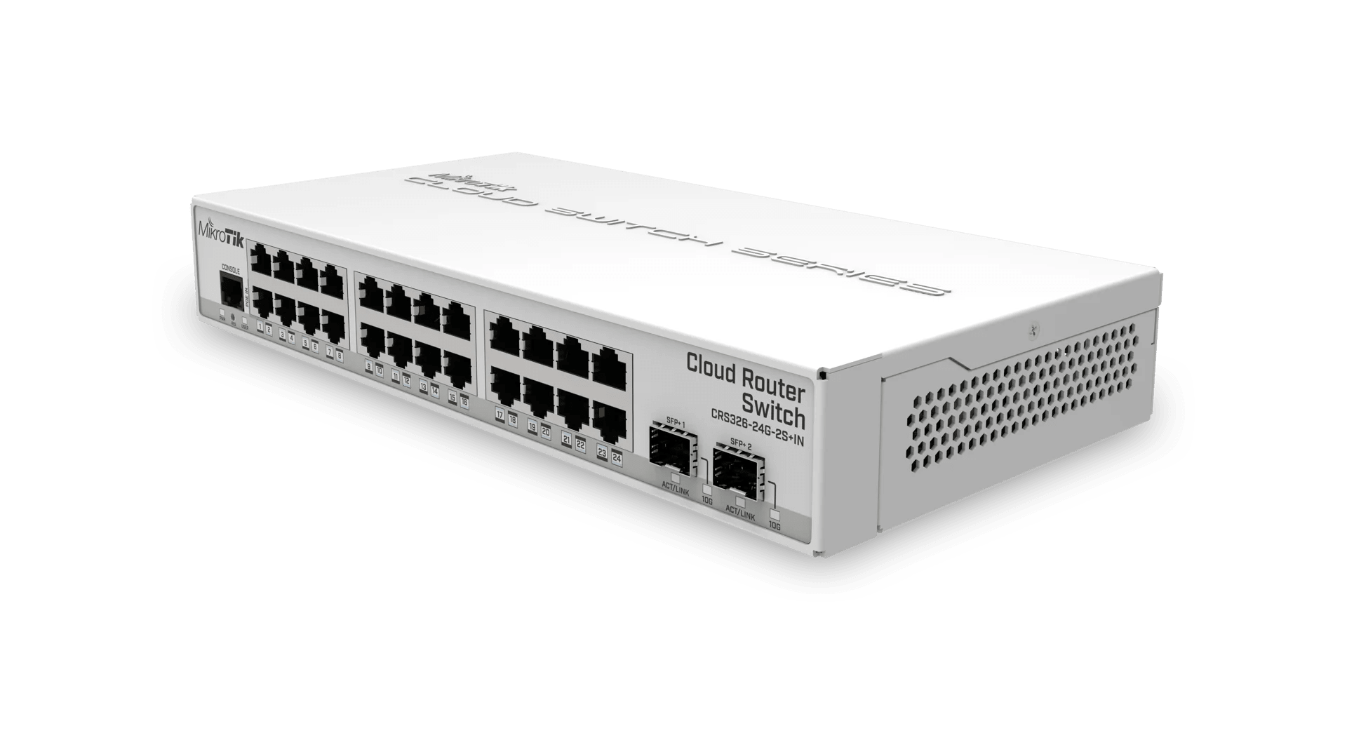 MikroTik CRS326-24G-2S+IN | Desktop 24-Port Managed Switch with 10G SFP+